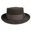 Classic Fall Brown Pork Pie Hat #HT27-99 