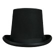 Classic Black Stovepipe Top Hat #HT29-01 