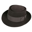 Classic Fall Brown Pork Pie Hat #HT27-99 