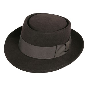 Classic Fall Brown Pork Pie Hat #HT27-99 
